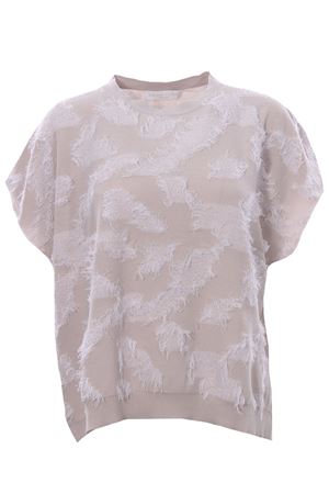 Sleeveless crew neck with embroidery FABIANA FILIPPI | MAD271W042F188VR1